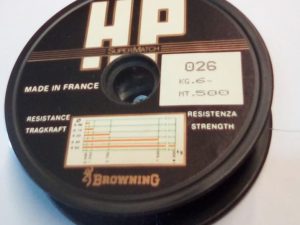 MONOFILO BROWNING HP M. 0,26 bobina 500 m.