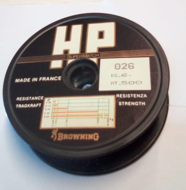 MONOFILO BROWNING HP M. 0,26 bobina 500 m.