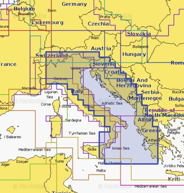 NAVIONICS+ SD MARE ADRIATICO