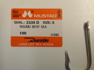 AMO PROFESSIONALE MUSTAD SERIE 2339 DT n. 5  scatola 100 ami