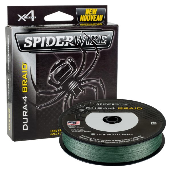 SPIDERWIRE DURA 4 MOSS GREEN M. 0,10 mm 150 m.