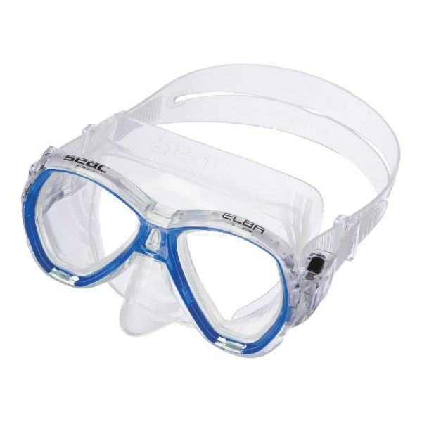 MASCHERA ELBA SILICONE BLU SILICONE CHIARO